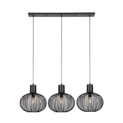 Gila lampa wisząca 3xE27 czarna 365700332