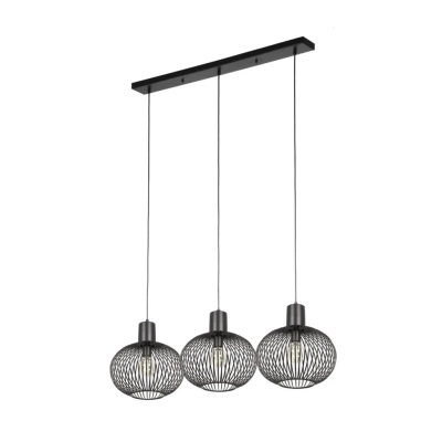Gila lampa wisząca 3xE27 czarna 365700332