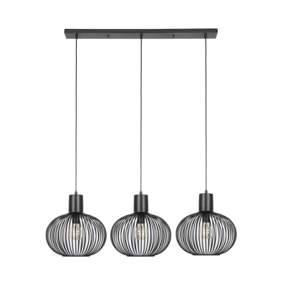 Gila lampa wisząca 3xE27 czarna 365700332