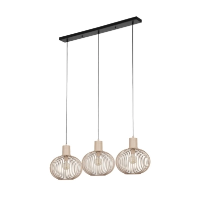 Gila lampa wisząca 3xE27 czarna 365700366