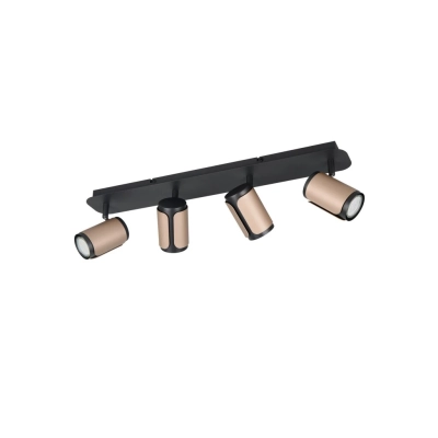 Gillan lampa sufitowa 4xGU10 brązowa 814500465