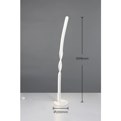 Ginko lampa podłogowa LED 19W 2100lm 4000K czarna R45791131