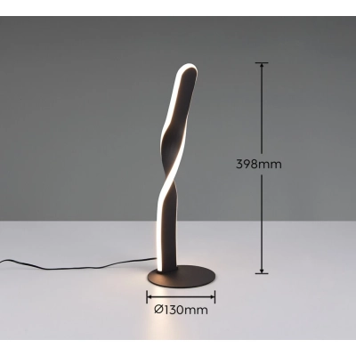 Ginko lampka stołowa LED 10W 1020lm 3000K czarna R55791132