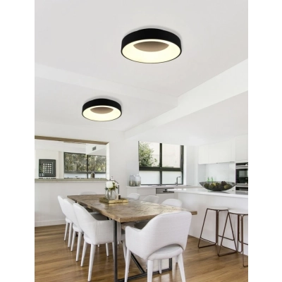 Girona lampa sufitowa LED 27W 3100lm 3000K czarna 671210132