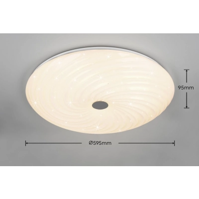 Gravity lampa sufitowa LED 45W 5300lm 2700K-6500K biała R67695800