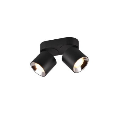 Guayana lampa sufitowa 2xGU10 czarna 651000232 TRIO lighting
