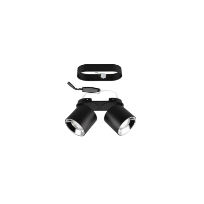 Guayana lampa sufitowa 2xGU10 czarna 651000232