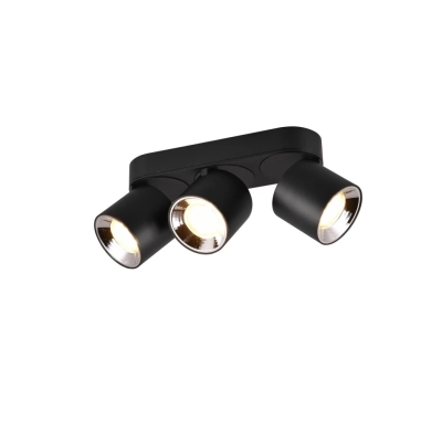 Guayana lampa sufitowa 3xGU10 czarna 651000332 TRIO lighting