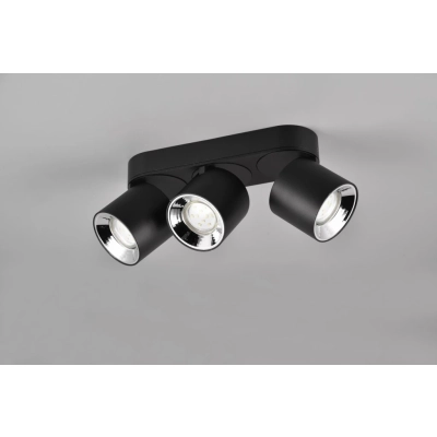 Guayana lampa sufitowa 3xGU10 czarna 651000332