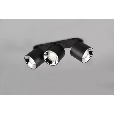 Guayana lampa sufitowa 3xGU10 czarna 651000332