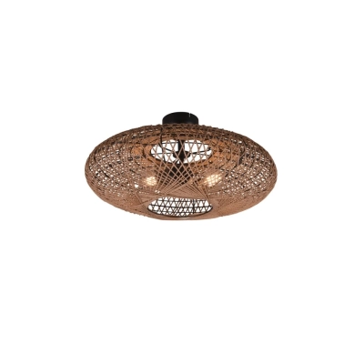 Hedda lampa sufitowa 2xE27 brązowa, czarna 612300236 TRIO lighting