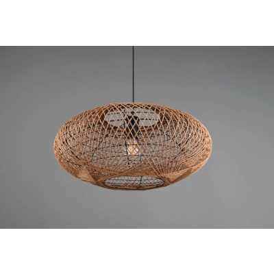 Hedda lampa wisząca 1xE27 brązowa, czarna 312300136