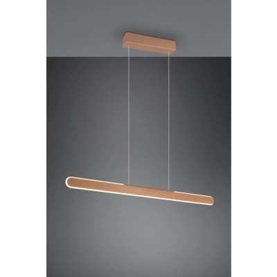 Helios lampa wisząca LED 28W 3300lm 2700K-6500K brązowa 343310165