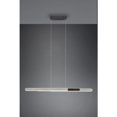 Helios lampa wisząca LED 48W 5800lm 2700K-6500K srebrna 343310305