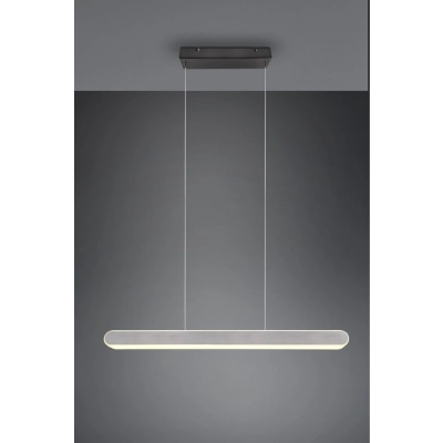 Helios lampa wisząca LED 48W 5800lm 2700K-6500K srebrna 343310305