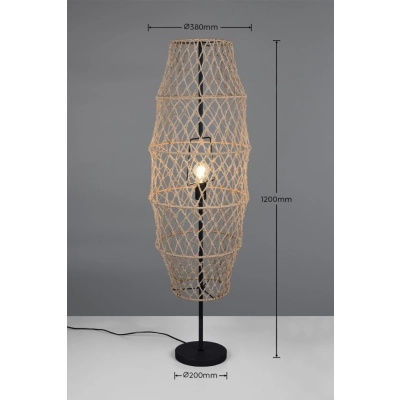 Hive lampa podłogowa 1xE27 czarna R41681036