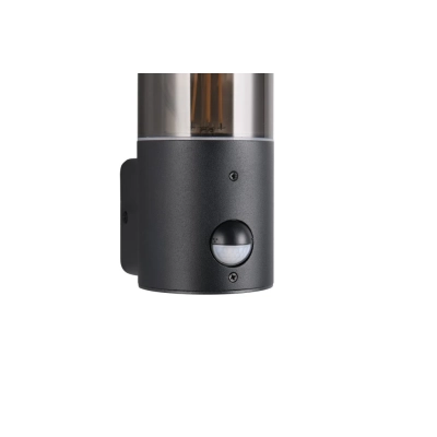 Hoosic kinkiet 1xE27 czarny 222260132 wbudowany czujnik ruchu