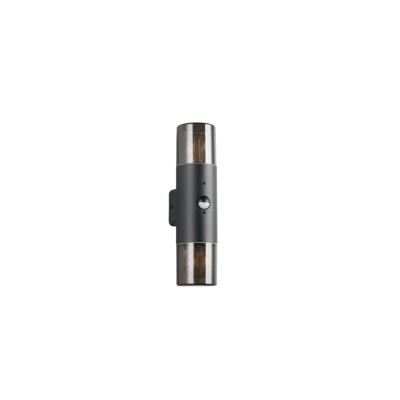 Hoosic kinkiet 2xE27 czarny 222260232 wbudowany czujnik ruchu