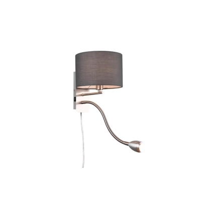 Hotel kinkiet 1xE14 LED 3,1W 310lm 3000K srebrny, szary 271170211 TRIO lighting