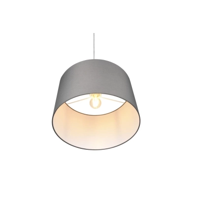 Hotel lampa wisząca 1xE27 srebrna, szara 303300111