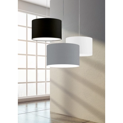 Hotel lampa wisząca 1xE27 srebrna, szara 303300111