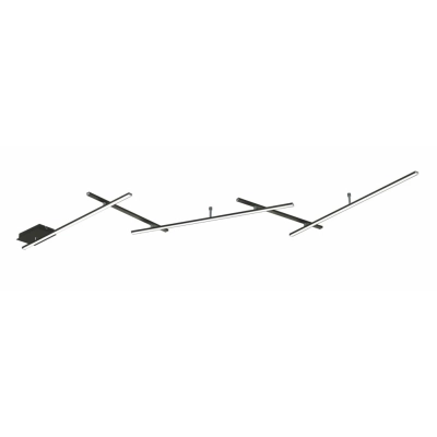 Indira lampa sufitowa LED 25W 3000lm 3000K czarna 674610532 TRIO lighting