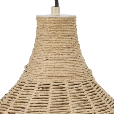 Janne lampa wisząca 1xE27 naturalna, czarna 366790136