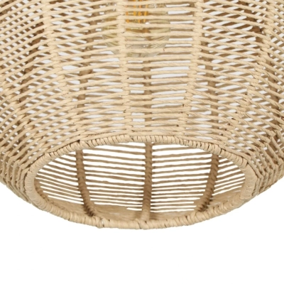Janne lampa wisząca 1xE27 naturalna, czarna 366790136