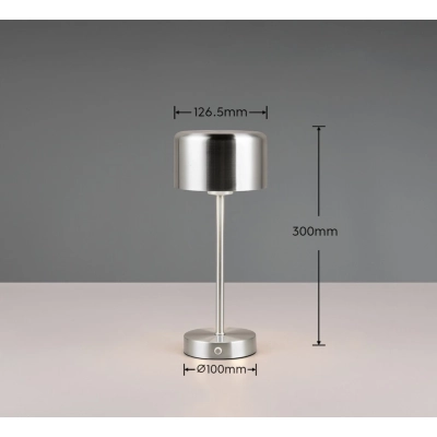 Jeff lampka stołowa LED 1W 120lm 3000K srebrna R59151107