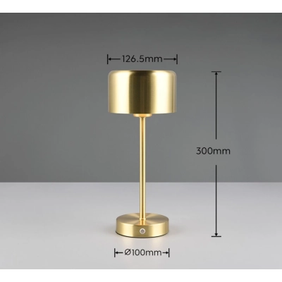 Jeff lampka stołowa LED 1W 120lm 3000K złota R59151108