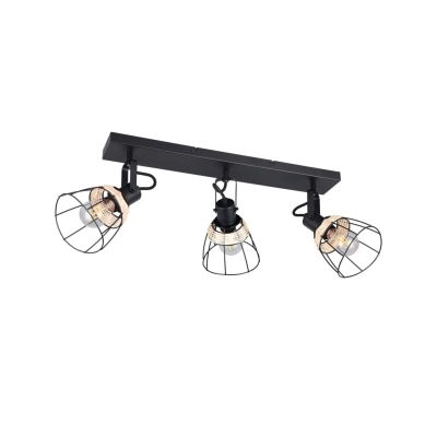 Jerome lampa sufitowa 3xE27 czarna R86233032