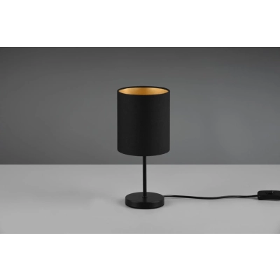 Jerry lampka stołowa 1xE14 czarna, złota R50491080