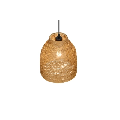 Joeline lampa wisząca 1xE27 czarna, brązowa R31731026
