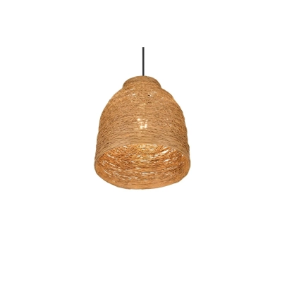 Joeline lampa wisząca 1xE27 czarna, brązowa R31731026