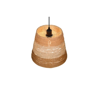 Joeline lampa wisząca 1xE27 czarna, brązowa R31731926