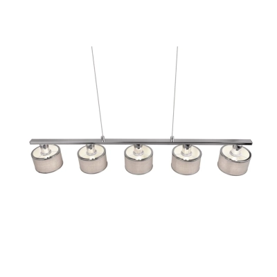 Kaprun lampa wisząca 5xE14 srebrna 311600506