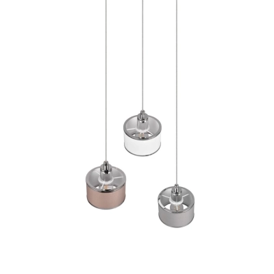 Kaprun lampa wisząca 3xE14 srebrna 311630306