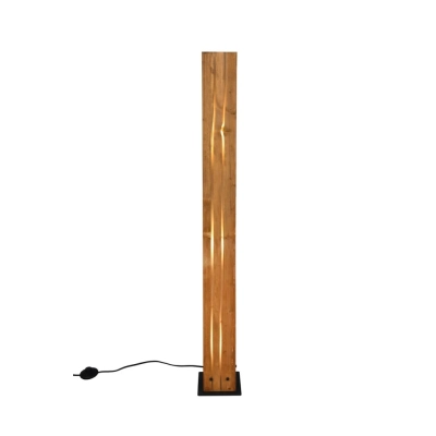 Karuni lampa podłogowa 3xE27 drewno 463300330