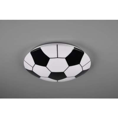 Kloppi lampa sufitowa LED 12W 1000lm 3000K biała, czarna R62941101