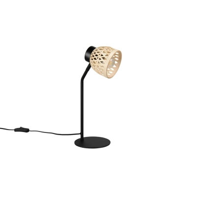 Laurent lampka stołowa 1xE14 czarna R56091032