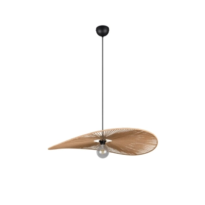 Laurine lampa wisząca 1xE27 czarna, brązowa R36161926