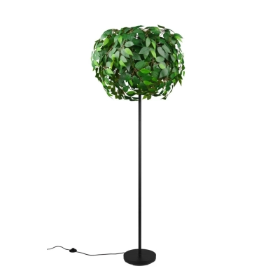 Leavy lampa podłogowa 3xE14 czarna, zielona R40463015