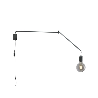 Line kinkiet 1xE27 czarny 200200132 TRIO lighting