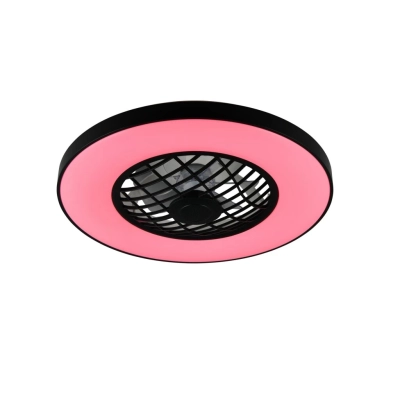 Linköping lampa sufitowa wentylator LED 45W 5600lm 2700K-6500K czarna R64462102
