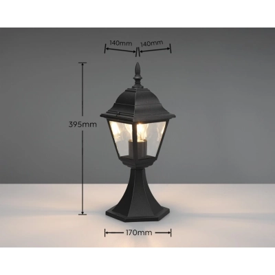 Livenza lampa stojąca 1xE27 czarna 505760132