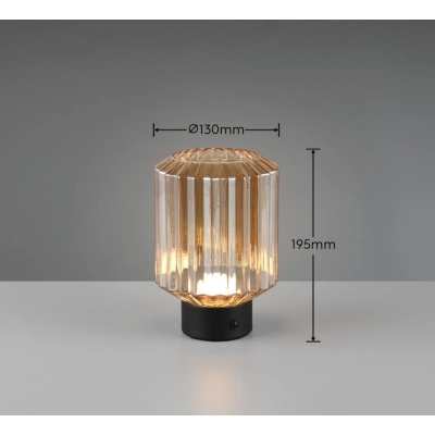 Lord lampka stołowa LED 2W 100lm 3000K czarna R57761113