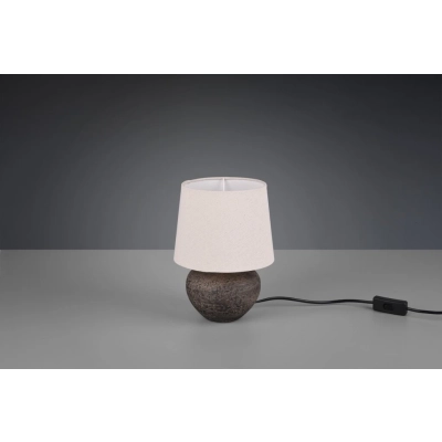 Lou lampka stołowa 1xE14 brązowa, beżowa R50961844
