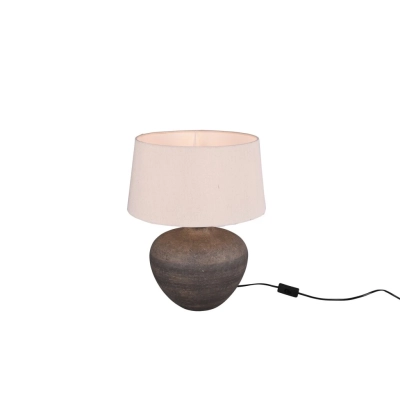 Lou lampka stołowa 1xE27 brązowa, beżowa R50963844 TRIO lighting