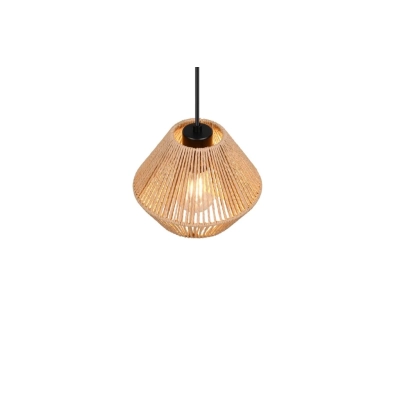 Lucille lampa wisząca 1xE27 28W czarna, brązowa R36111026