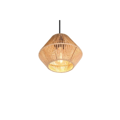 Lucille lampa wisząca 1xE27 28W czarna, brązowa R36111026